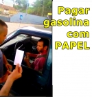 CASAL tenta pagar GASOLINA com PAPEL e insiste com a Polícia