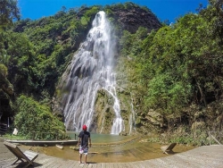 Cachoeira Boca da Onça - A maior do Mato Grosso do Sul - 156 metros