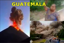 VULCÃO  de fogo explode na Guatemala, semelhante VESÚVIO em POMPÉIA - #TragediaVolcan #TodosPorGuate